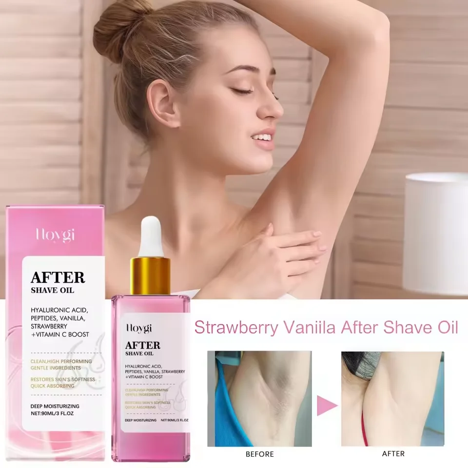 90 мл клубничное ванильное масло после бритья для женщин для гладкой кожи, увлажнения, мягкое масло для бритья, настоящее масло после бритья
90 мл клубничное ванильное масло после бритья для женщин для гладкой кожи, увлажнения, мягкое масло для бритья, настоящее масло после бритья