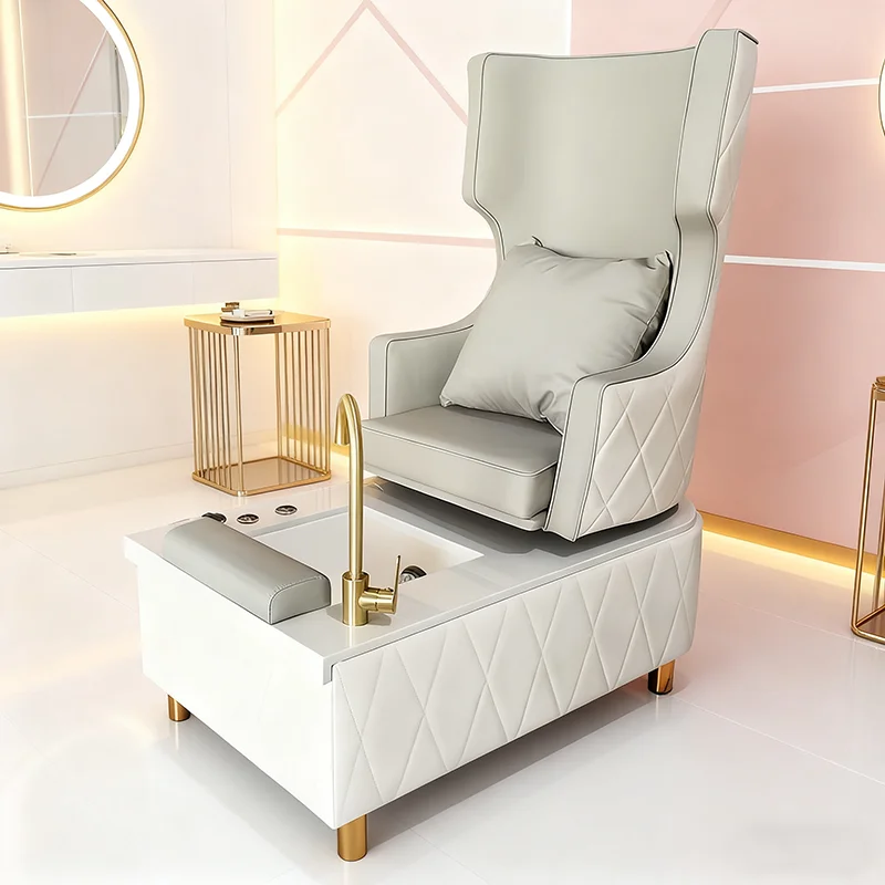 Modern Nail Salon Equipment Foot Spa Pedicure Chair Luxury High Back Electric Whirlpool White Pedicure Bench For Sale
Modern Nail Salon Equipment Foot Spa Pedicure Chair Luxury High Back Electric Whirlpool White Pedicure Bench For Sale
