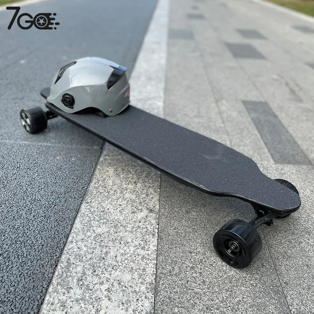 New model SK07 Longboard all terrain electric skateboard with 600w dual hub motor for sale
New model SK07 Longboard all terrain electric skateboard with 600w dual hub motor for sale