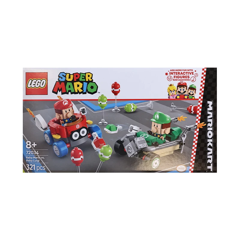 Lego 72034 Mario Kart Mario Baby против Луиджи Baby 2025 Новые строительные блоки
Lego 72034 Mario Kart Mario Baby против Луиджи Baby 2025 Новые строительные блоки