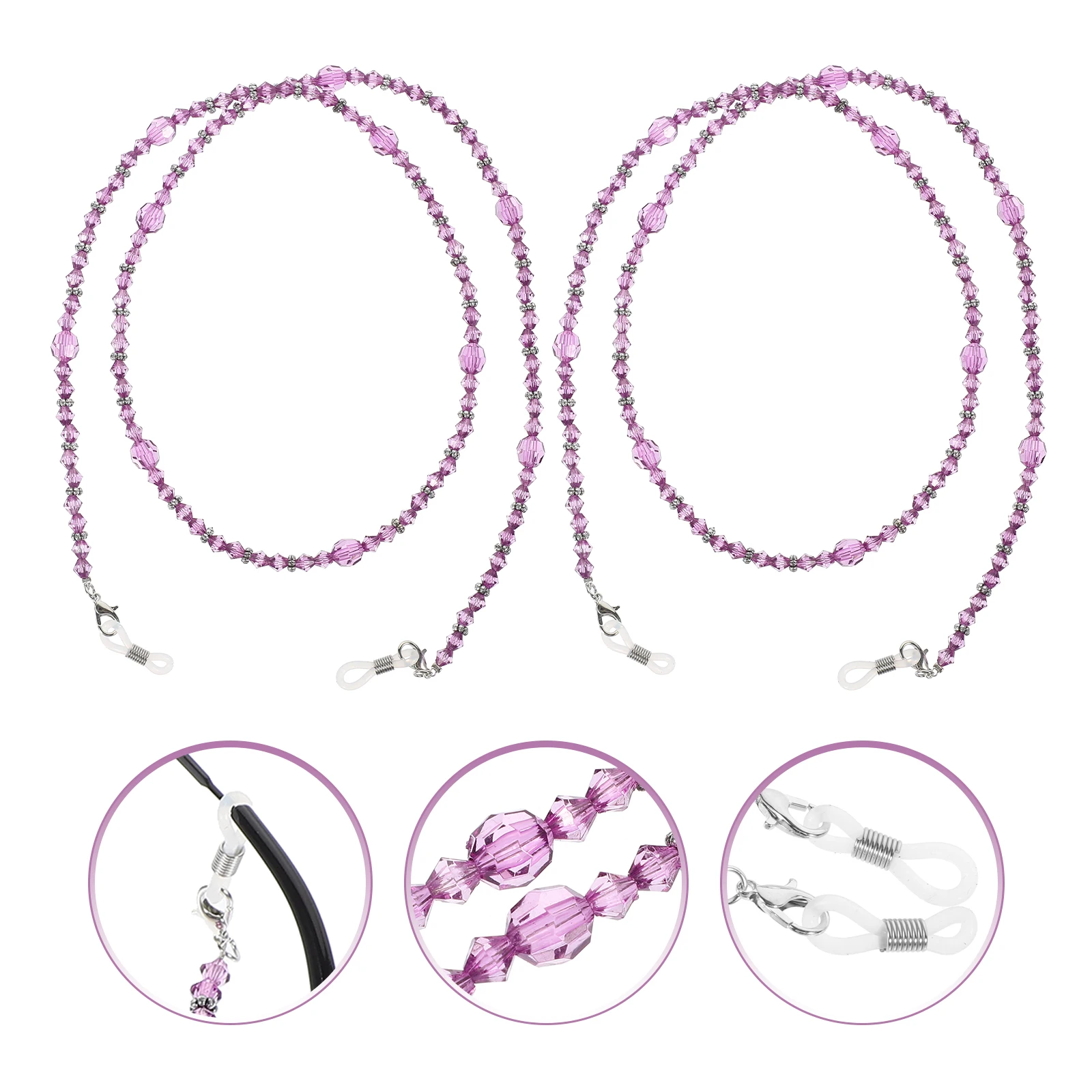 2 Pcs Anti-fall Glasses Chain Spectacles Beaded for Women Hanging Neck Supplies Eyeglasses Chian Holder
2 Pcs Anti-fall Glasses Chain Spectacles Beaded for Women Hanging Neck Supplies Eyeglasses Chian Holder