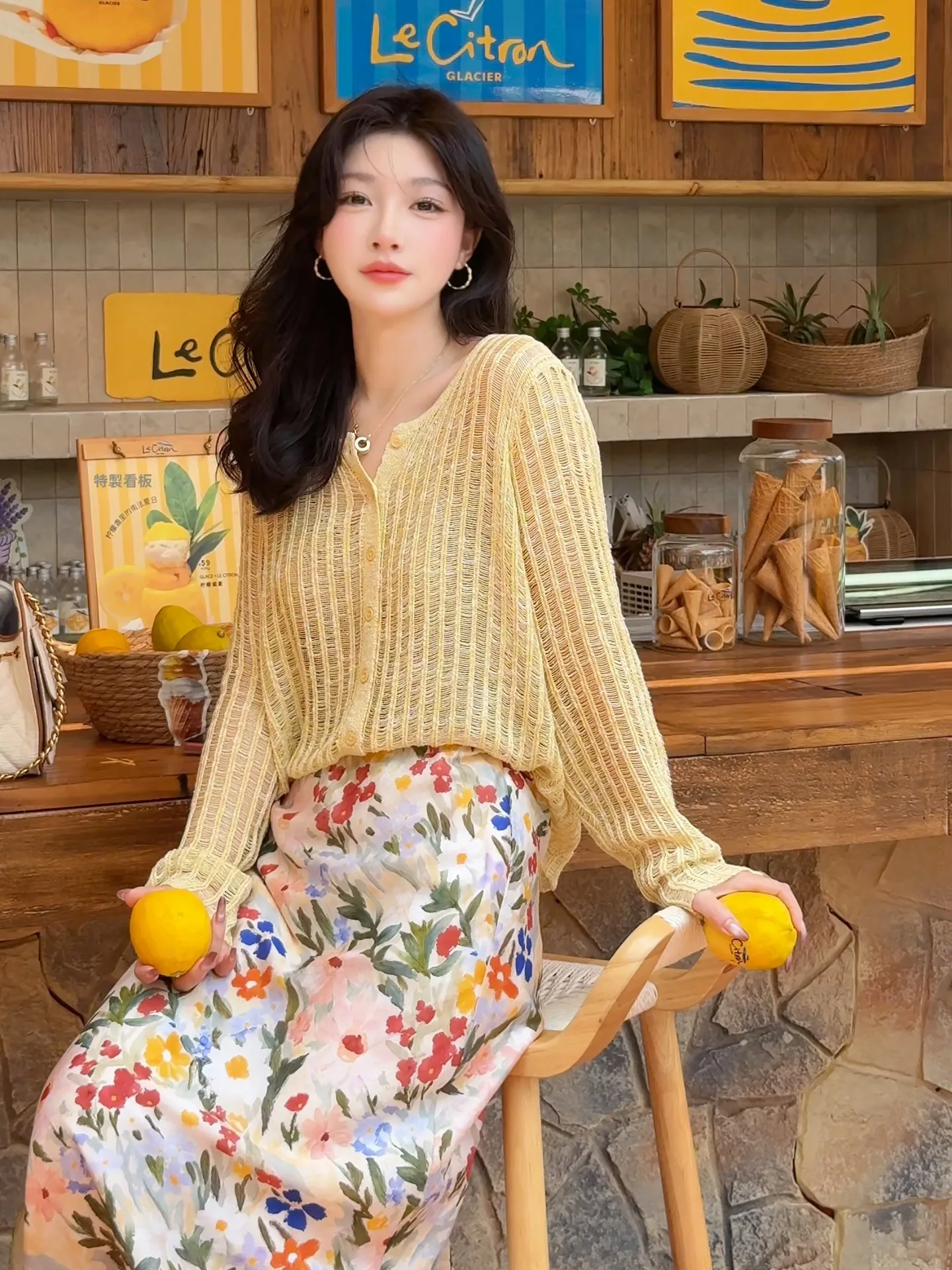 Ice Cream Girl Set Linen Silk Print Fashionable Skirt Two Piece Suit Spring Collection Women's Loose Fit Long Sleeve Knitwear
Ice Cream Girl Set Linen Silk Print Fashionable Skirt Two Piece Suit Spring Collection Women's Loose Fit Long Sleeve Knitwear