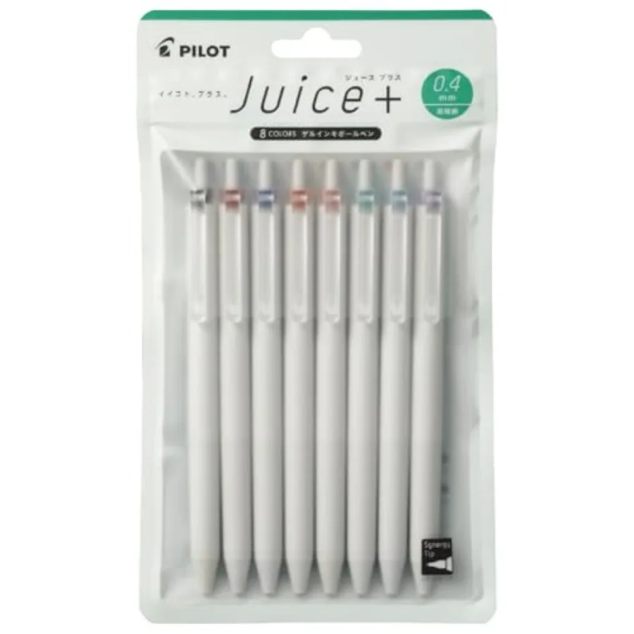 Gel Ballpoint Pen, Juice Plus, 0.4, Set of 8 Colors, LJL148C
Gel Ballpoint Pen, Juice Plus, 0.4, Set of 8 Colors, LJL148C