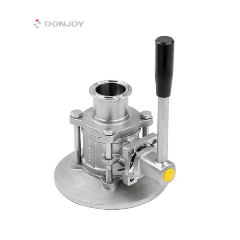 Sanitary Stainless Steel Pneumatic Tank Bottom Ball Valve with C-Top Valve Control Unit
Sanitary Stainless Steel Pneumatic Tank Bottom Ball Valve with C-Top Valve Control Unit