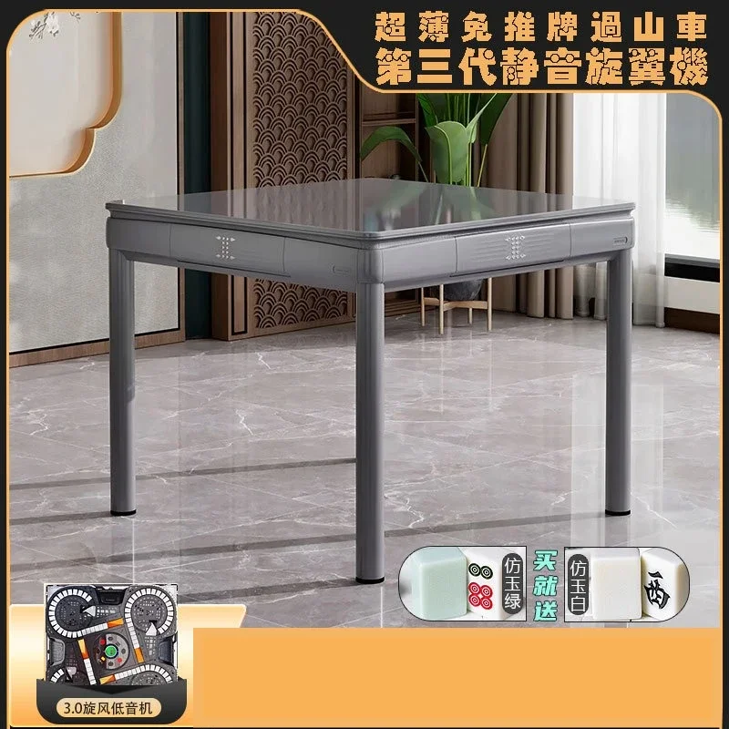 JX No Push Card Spinner Roller Coaster Mahjong Machine Fully Automatic Whirlwind Chess and Card Room Home Dining Table Dual-use
JX No Push Card Spinner Roller Coaster Mahjong Machine Fully Automatic Whirlwind Chess and Card Room Home Dining Table Dual-use