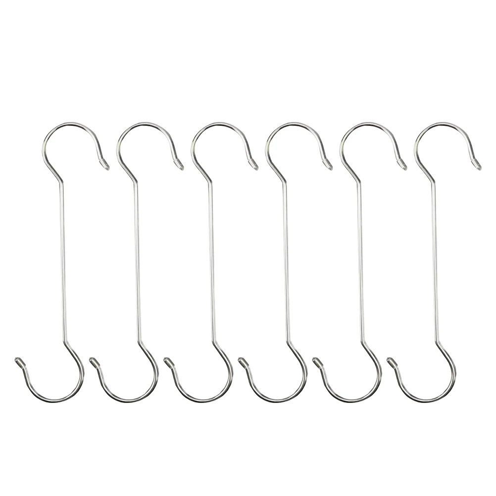6pcs Stainless Steel Plant Hooks 40cm S Shape for Hanging Baskets Bird Feeders Balcony Bonsai Flowerpot Outdoor Garden Decor
6pcs Stainless Steel Plant Hooks 40cm S Shape for Hanging Baskets Bird Feeders Balcony Bonsai Flowerpot Outdoor Garden Decor