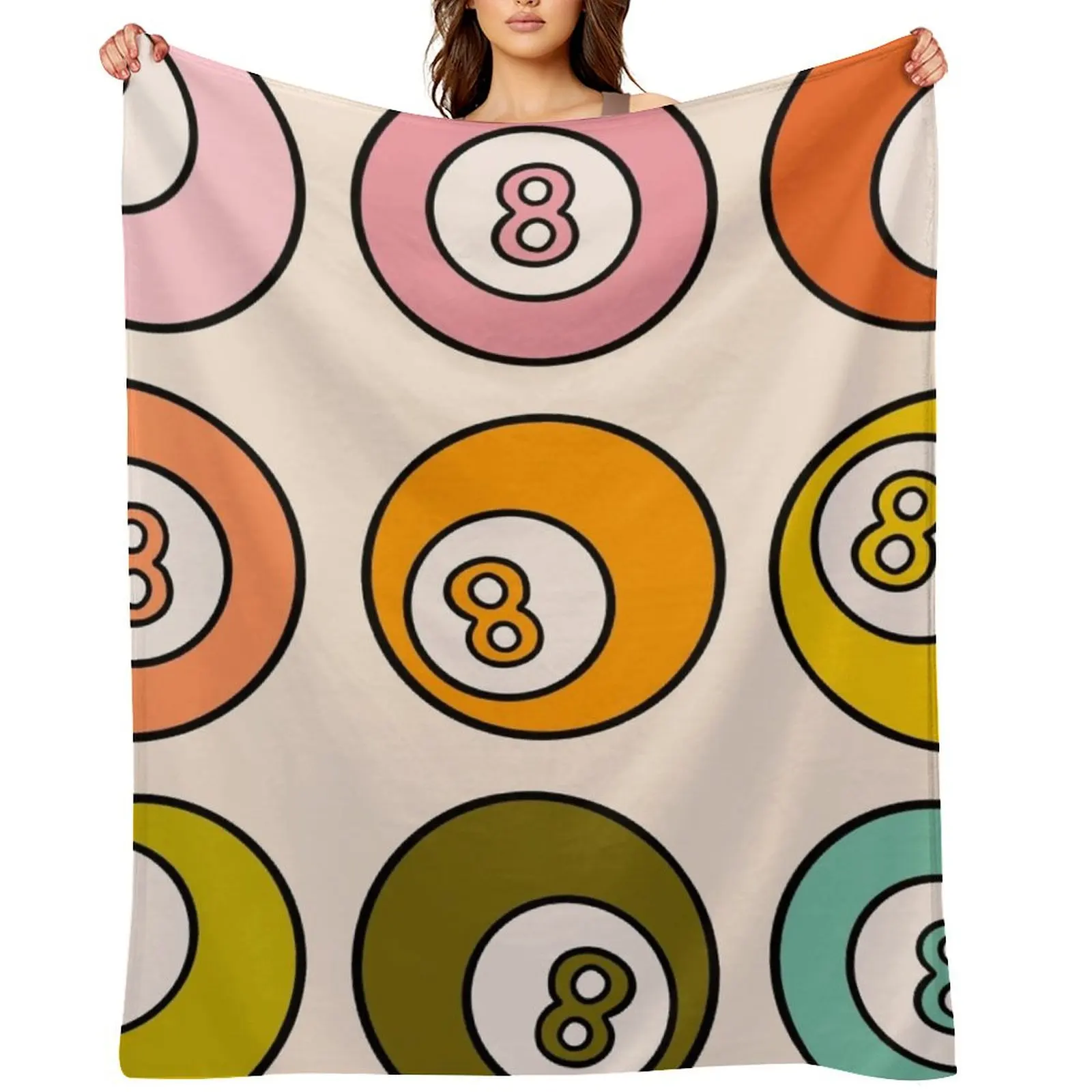 Rainbow Eight Ball Throw Blanket for sofa Kid'S Blankets For Sofas Shaggy Blankets
Rainbow Eight Ball Throw Blanket for sofa Kid'S Blankets For Sofas Shaggy Blankets
