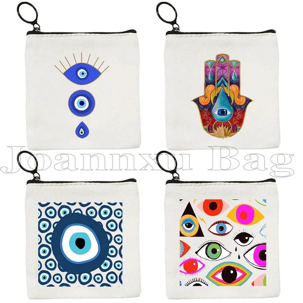 Colorful Evil Eyes Gifts Stylish Amulet Blue Nazar Greek Evil Eye Tree Canvas Coin Purse Key Case Small Bags Wallet Zipper Pouch
Colorful Evil Eyes Gifts Stylish Amulet Blue Nazar Greek Evil Eye Tree Canvas Coin Purse Key Case Small Bags Wallet Zipper Pouch