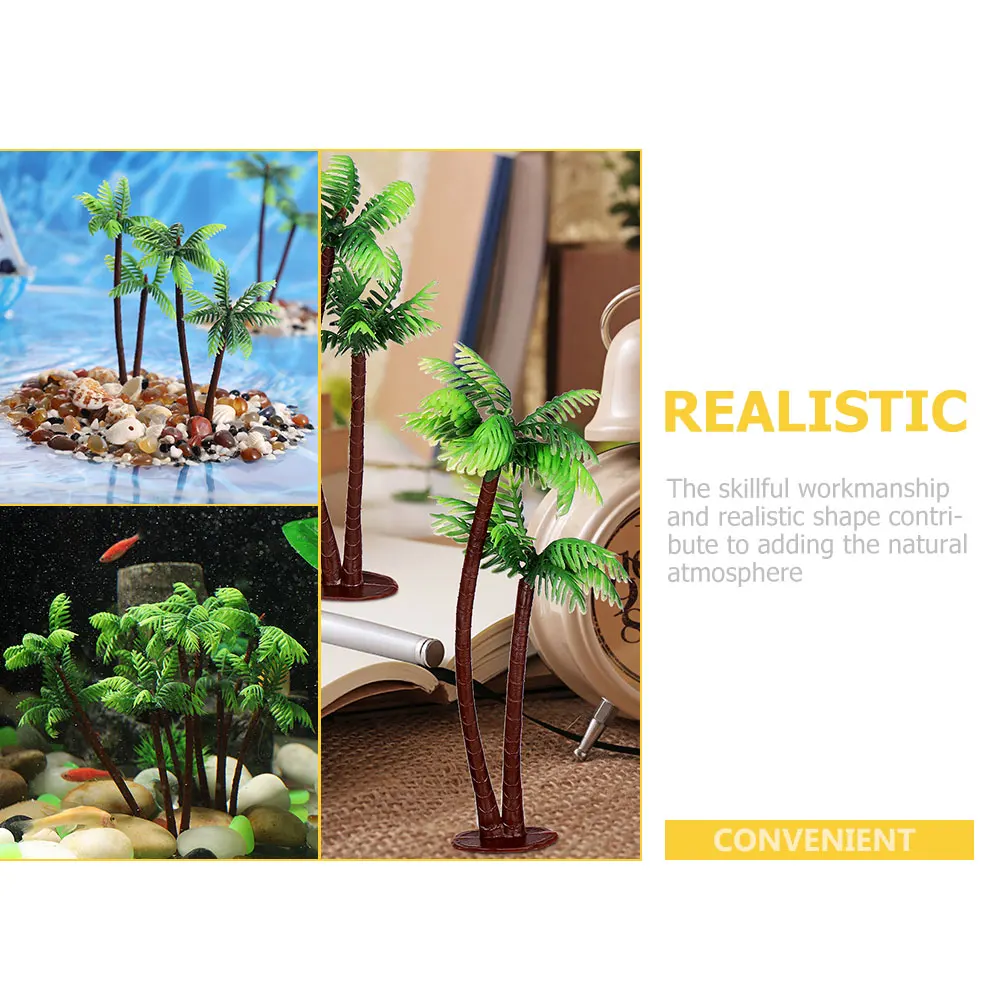 Simulated Coconut Tree Decoration for Fish Tank Mini Model Trees Wear Resistant Artificial Tree Aquarium Decor Pet Supplies 
Simulated Coconut Tree Decoration for Fish Tank Mini Model Trees Wear Resistant Artificial Tree Aquarium Decor Pet Supplies