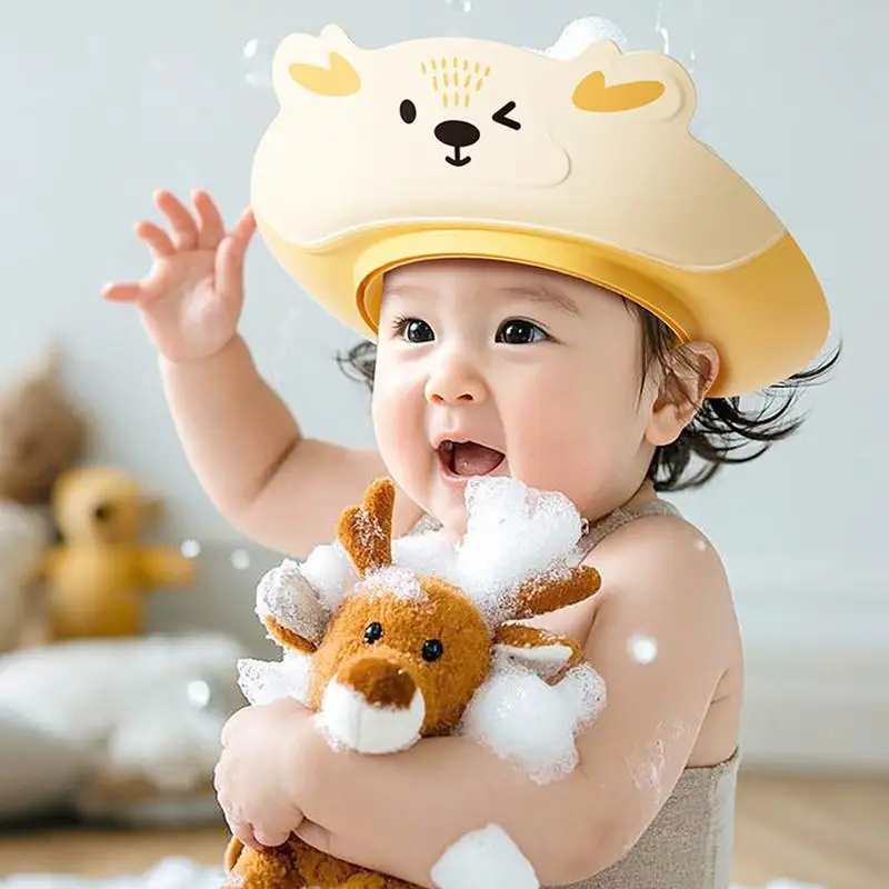 Baby Bathing Hat Foldable Cartoon Visor Shampooing Ear Protection Head Wash Hat Kid Showering Supplies For Boys And Girls Hair
Baby Bathing Hat Foldable Cartoon Visor Shampooing Ear Protection Head Wash Hat Kid Showering Supplies For Boys And Girls Hair