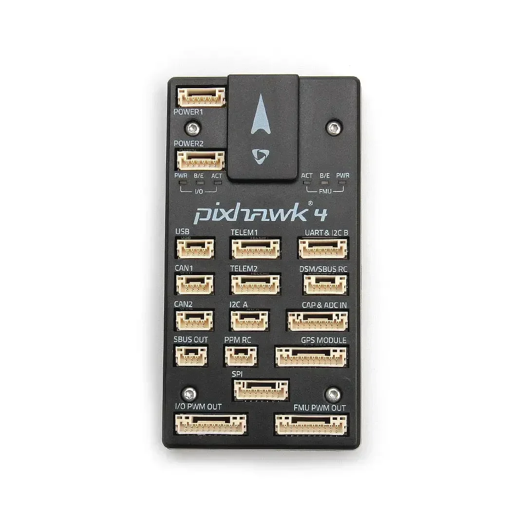 Контроллер полета HolyBro Pixhawk 4 (пластиковый корпус/алюминиевый корпус) с модулем питания PM02/PM07 M9N/M10 GPS
Контроллер полета HolyBro Pixhawk 4 (пластиковый корпус/алюминиевый корпус) с модулем питания PM02/PM07 M9N/M10 GPS