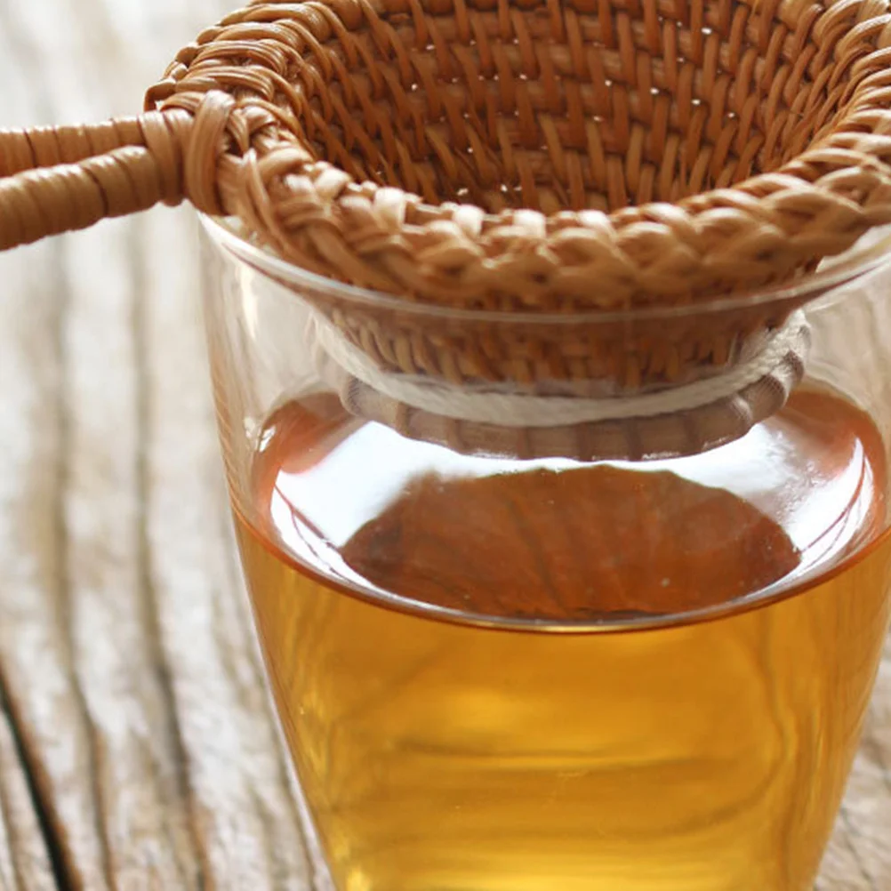 Rattan Tea Strainer Handmade Vintage Mesh Filter Fine Hole Tea Infuser for Teapot Cup Mug Accessories Mesh Filter
Rattan Tea Strainer Handmade Vintage Mesh Filter Fine Hole Tea Infuser for Teapot Cup Mug Accessories Mesh Filter