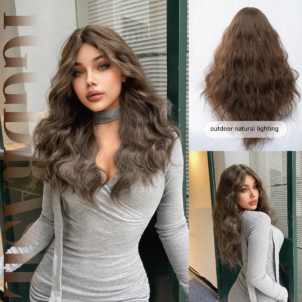 22Inch Brown Classic Style Synthetic Wigs Middle Part Medium Natural Wavy Hair Wig For Women Daily Use Cosplay Heat Resistant
22Inch Brown Classic Style Synthetic Wigs Middle Part Medium Natural Wavy Hair Wig For Women Daily Use Cosplay Heat Resistant