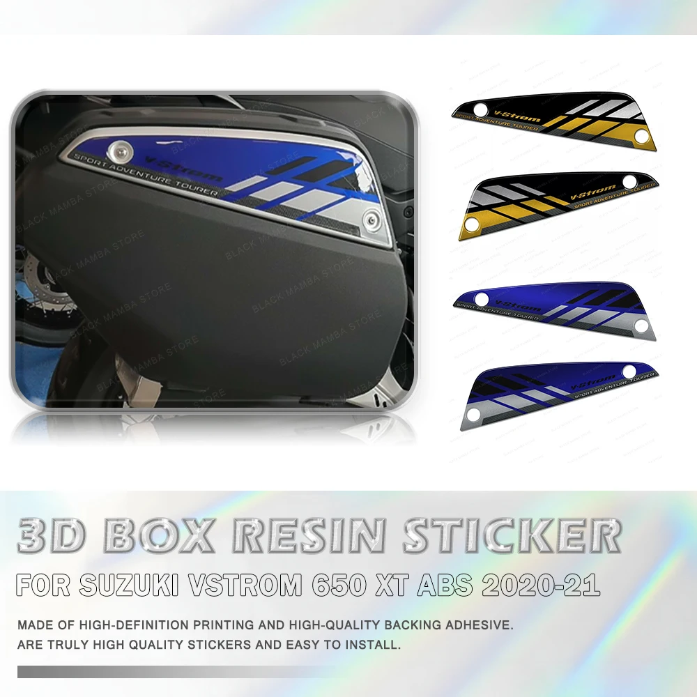 For SUZUKI VSTROM V-STROM 650 XT ABS 2020-21 Suitcase Kit Motorcycles Luggage Accessories 3D Sticker Protection Suitcase Decal
For SUZUKI VSTROM V-STROM 650 XT ABS 2020-21 Suitcase Kit Motorcycles Luggage Accessories 3D Sticker Protection Suitcase Decal