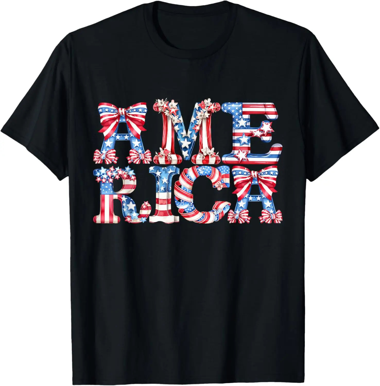 New t-shirt - Floral USA American Coquette Bow Flag Patriotic 4th of July T-Shirt
New t-shirt - Floral USA American Coquette Bow Flag Patriotic 4th of July T-Shirt