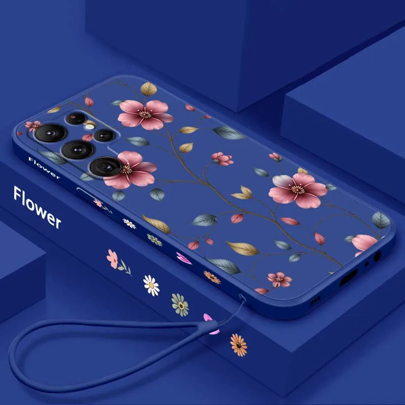 Colorful Flower Phone Case For Samsung Galaxy S25 S24 S23 S22 S21 S20 Ultra Plus FE 5G Liquid Left Rope Cover
Colorful Flower Phone Case For Samsung Galaxy S25 S24 S23 S22 S21 S20 Ultra Plus FE 5G Liquid Left Rope Cover