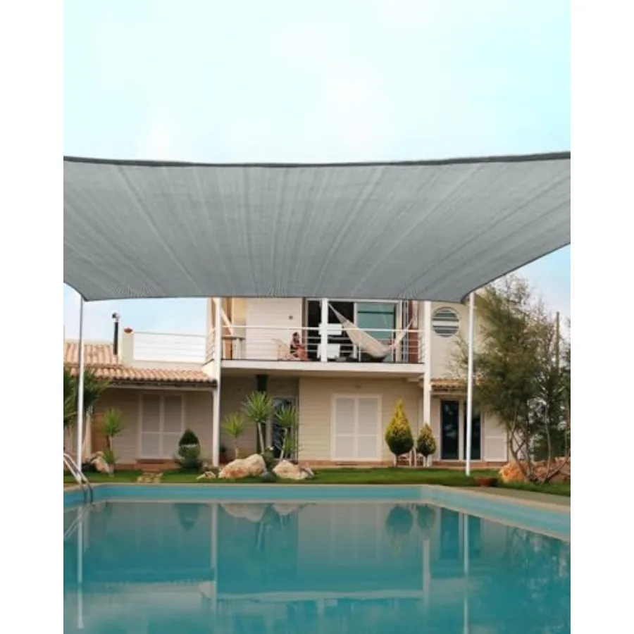 Waterproof Sun Shade Sail for Patios 185G Polyester Fabric Cloth 98% UV Block Outdoor Awning Shelter for Commercial Backyard Ga
Waterproof Sun Shade Sail for Patios 185G Polyester Fabric Cloth 98% UV Block Outdoor Awning Shelter for Commercial Backyard Ga