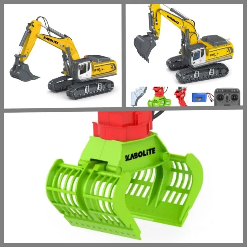 1/18 Kabolite 5901 100S RC Excavator Remote Control Toy Flysky Electric Lifting Digger Engineering Vehicle with Ripper Hammer
1/18 Kabolite 5901 100S RC Excavator Remote Control Toy Flysky Electric Lifting Digger Engineering Vehicle with Ripper Hammer