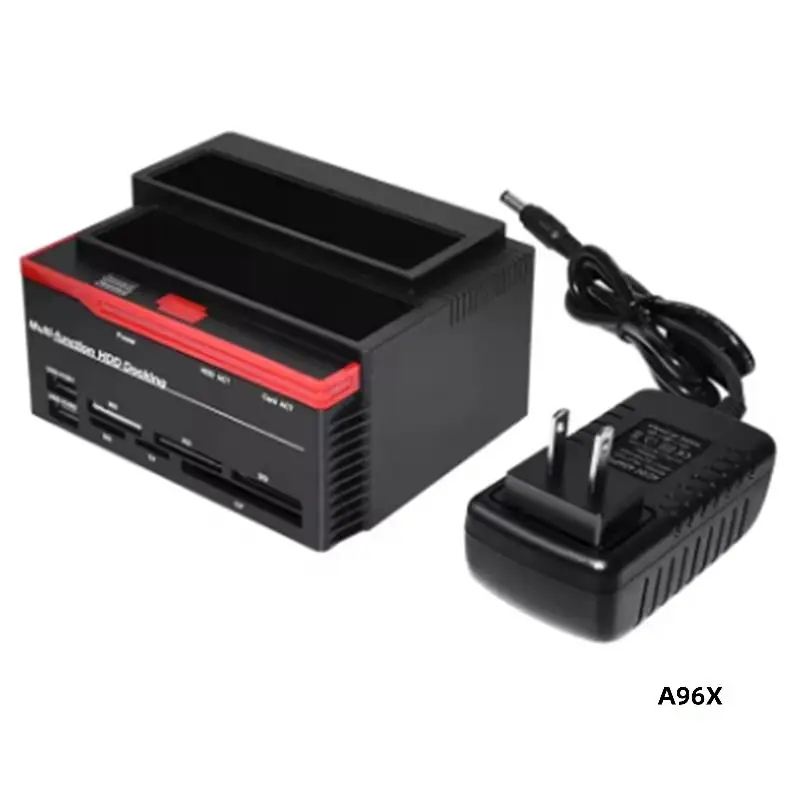 Многофункциональный 2,5/3,5-дюймовый USB 3,0/тип C к порта SATA/IDE, док-станция для жесткого диска с устройством чтения карт MS/M2/CF/TF, вилка стандарта США
Многофункциональный 2,5/3,5-дюймовый USB 3,0/тип C к порта SATA/IDE, док-станция для жесткого диска с устройством чтения карт MS/M2/CF/TF, вилка стандарта США