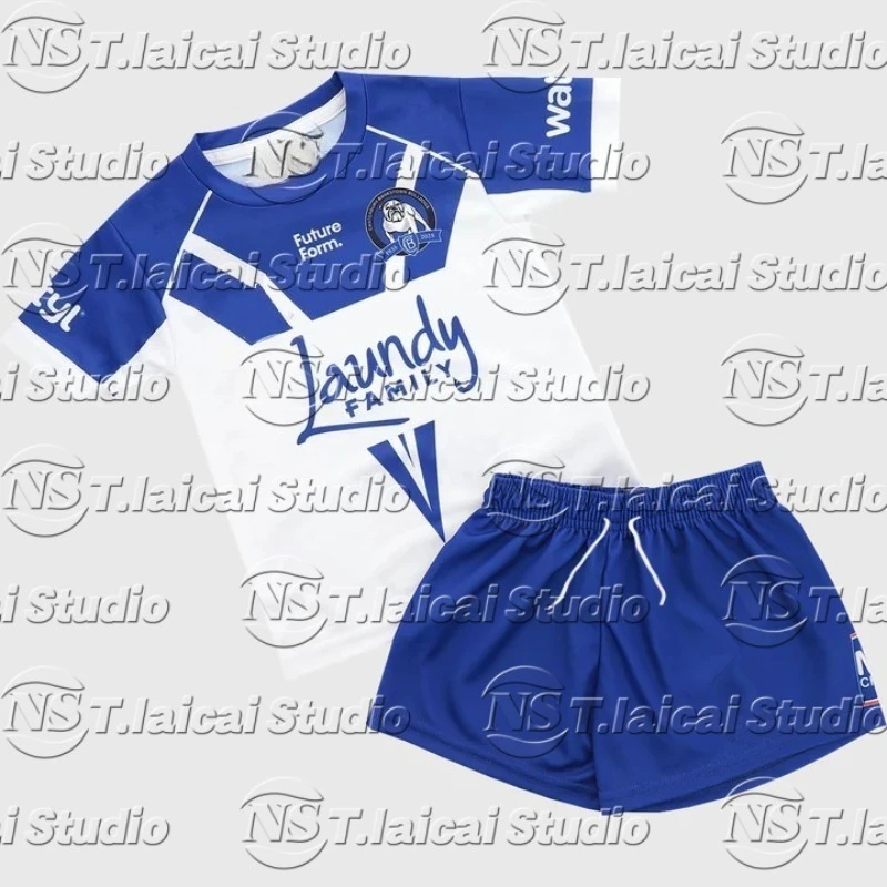 2025 BULLDOGS HOME YOUTH Kids Kit RUGBY JERSEY Men And Women's Comfortable Breathable T-shirt And Shorts Kids Sets Sports Suit
2025 BULLDOGS HOME YOUTH Kids Kit RUGBY JERSEY Men And Women's Comfortable Breathable T-shirt And Shorts Kids Sets Sports Suit