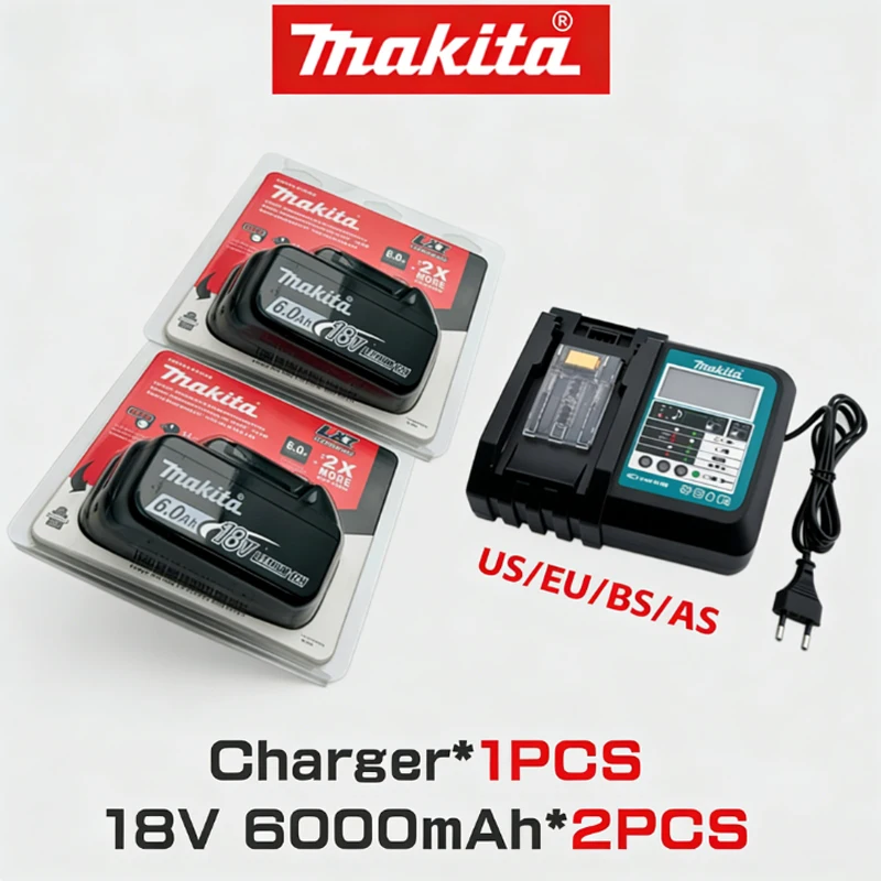 Makita 18V 6Ah 100% original rechargeable lithium-ion battery, powerful and long-lasting, suitable for Makita BL1860 BL1860B
Makita 18V 6Ah 100% original rechargeable lithium-ion battery, powerful and long-lasting, suitable for Makita BL1860 BL1860B