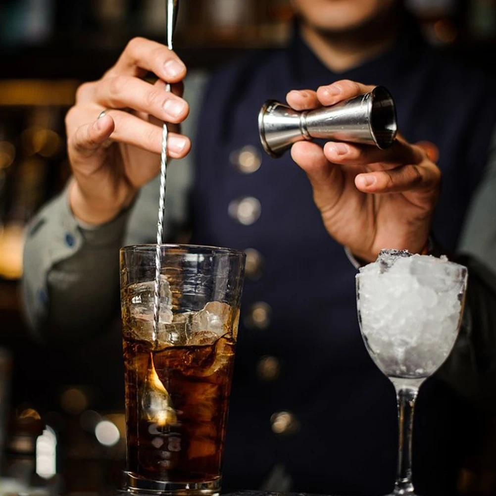 3pcs Cocktail Spoon Long Handle Mixing Spoons Stainless Steel Ice Coffee Spiral Bar Stirring Reusable Durability Bar Tools
3pcs Cocktail Spoon Long Handle Mixing Spoons Stainless Steel Ice Coffee Spiral Bar Stirring Reusable Durability Bar Tools