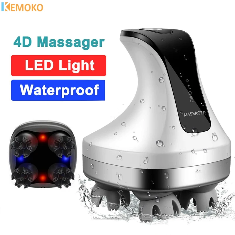 Portable Electric Scalp Head Massager Health Care Red Blue Light Therapy For Hair Growth Antistress Kneading Head Scratcher Care
Portable Electric Scalp Head Massager Health Care Red Blue Light Therapy For Hair Growth Antistress Kneading Head Scratcher Care