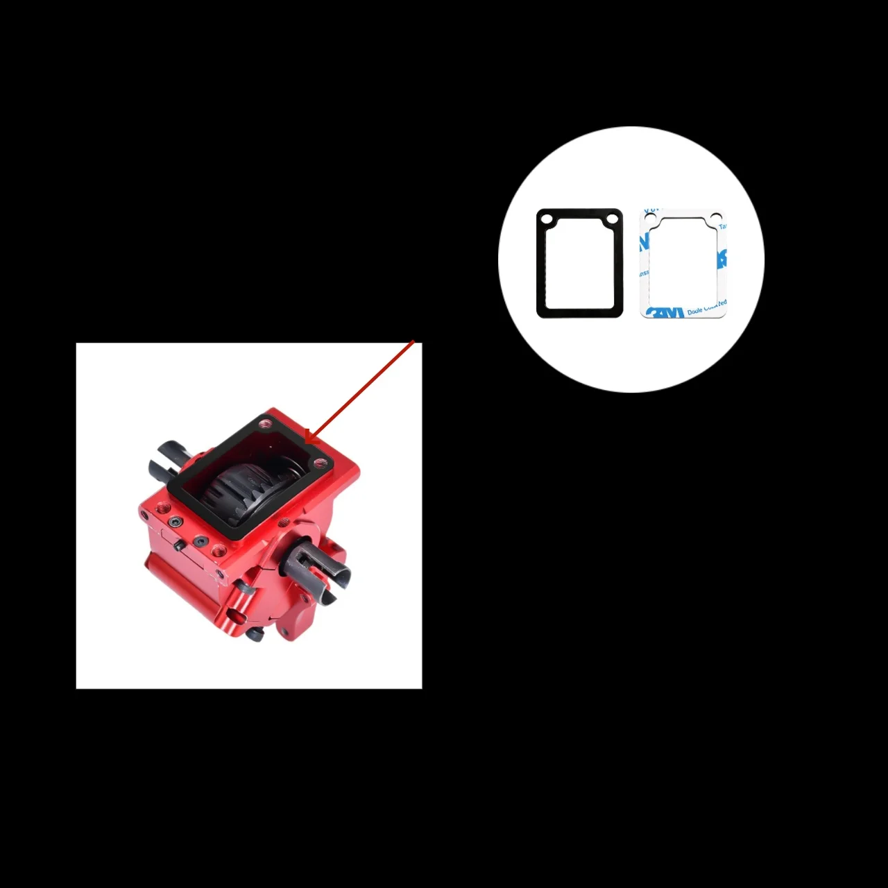 GPM Silicone Front & Rear Gearbox Sealing Gasket ARRMA 1/8 Kraton 6S EXB V2 V6
GPM Silicone Front & Rear Gearbox Sealing Gasket ARRMA 1/8 Kraton 6S EXB V2 V6