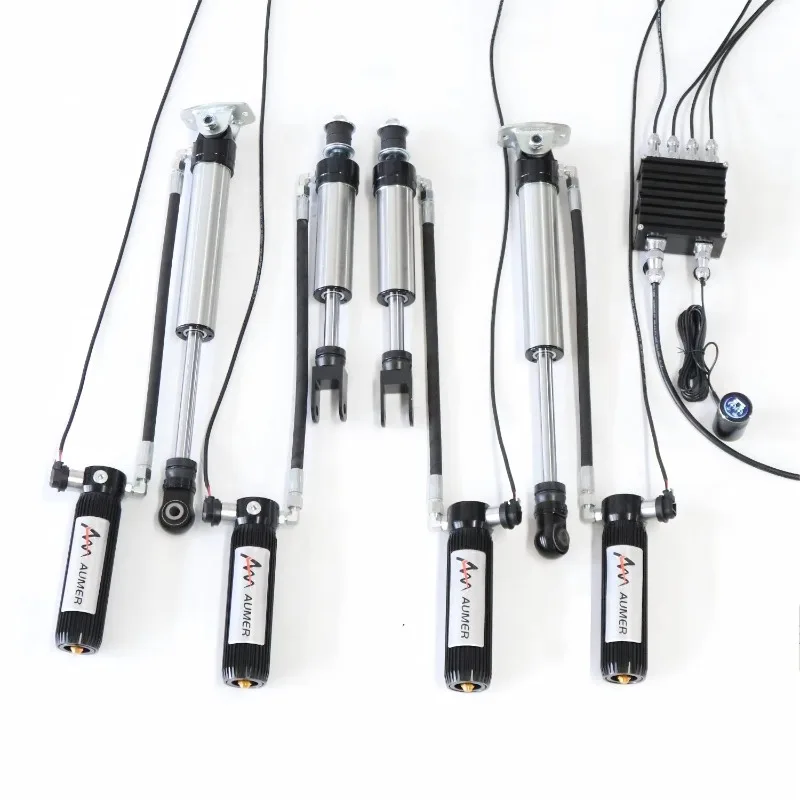 Aumer Off-road Damping Force Remote Control Electronic Adjustable Shock Absorber 4x4 Off Road Suspension Lift Kit for HUMMER H3
Aumer Off-road Damping Force Remote Control Electronic Adjustable Shock Absorber 4x4 Off Road Suspension Lift Kit for HUMMER H3