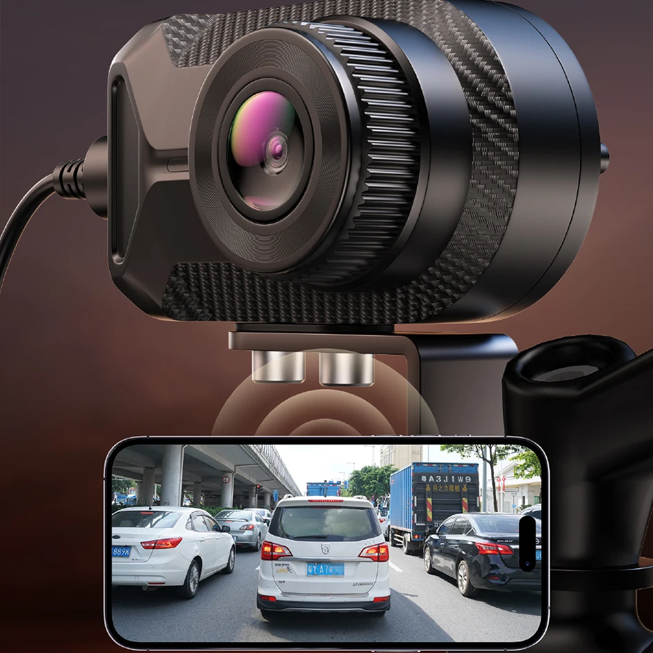 QXNY WiFi Motorcycle Backup Camera DVR Dash Loop Recording Recorder Wireless Connection To Apple and Android Mobile Apps
QXNY WiFi Motorcycle Backup Camera DVR Dash Loop Recording Recorder Wireless Connection To Apple and Android Mobile Apps