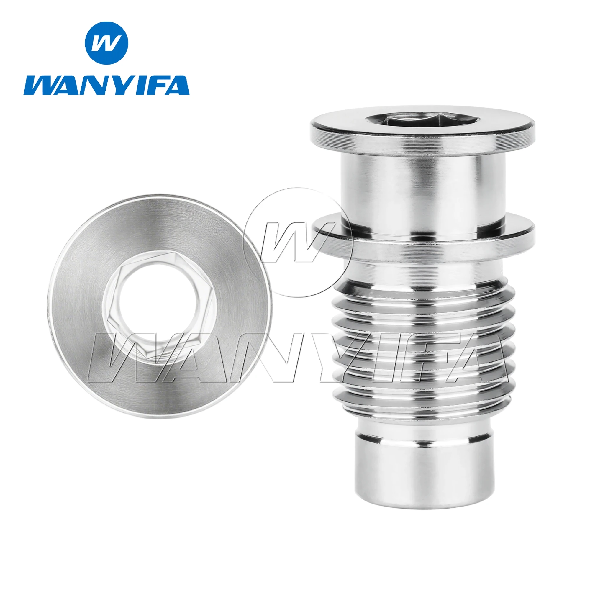 Wanyifa Grade 5 Titanium Alloy Bolt by M10x20.5mm Size for Road Bike Rear Wheel Rotor Axle Fixing and Transmission Mounting
Wanyifa Grade 5 Titanium Alloy Bolt by M10x20.5mm Size for Road Bike Rear Wheel Rotor Axle Fixing and Transmission Mounting