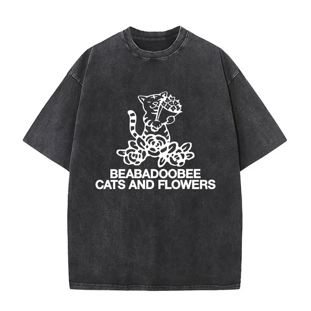 Washed Vintage Beabadoobee Cats and Flowers Funny Meme T-shirt Men Women Fashion Casual Oversized T Shirt Male Cotton T-shirts
Washed Vintage Beabadoobee Cats and Flowers Funny Meme T-shirt Men Women Fashion Casual Oversized T Shirt Male Cotton T-shirts