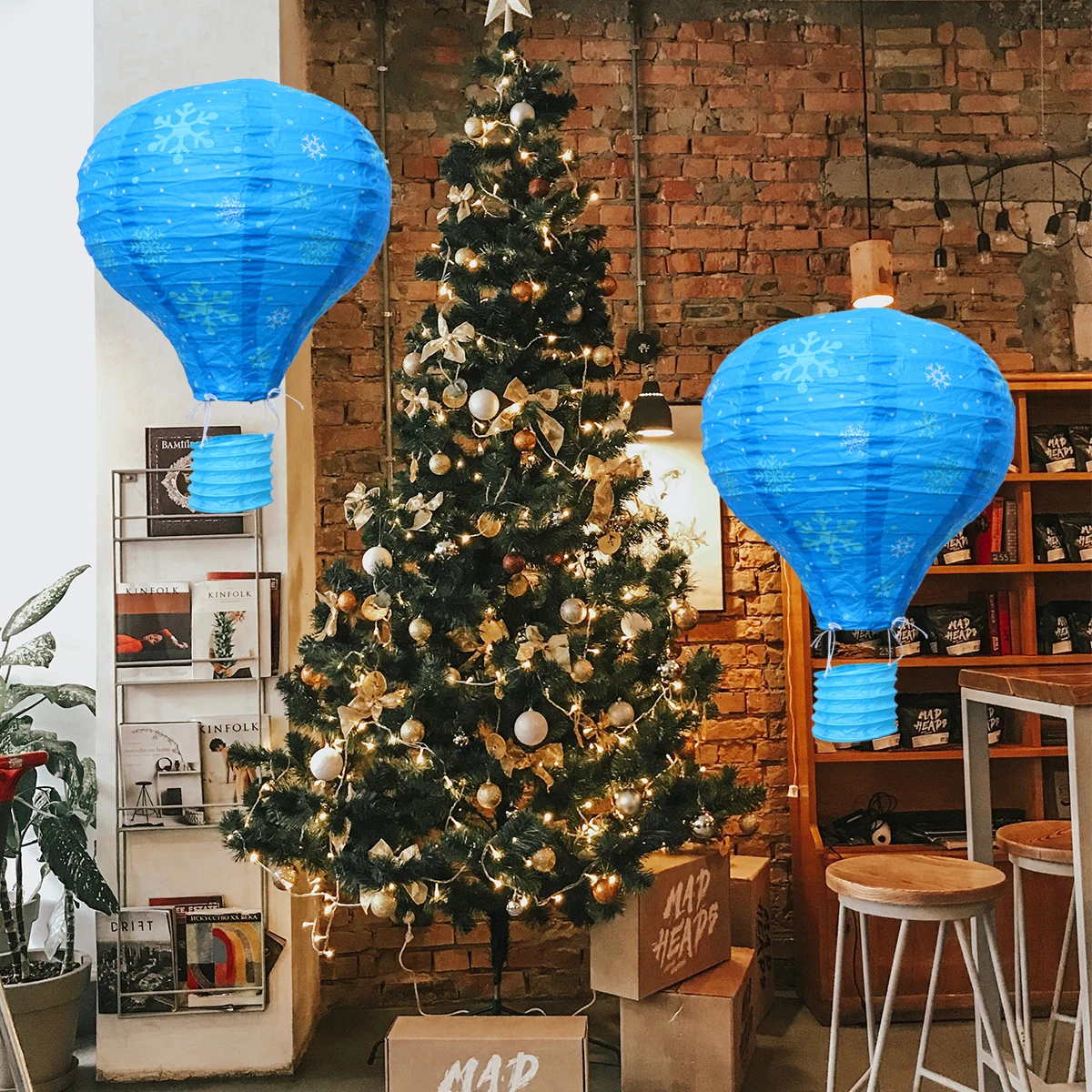 5 Pcs Christmas Snowflake Decoration Lights Hot Air Paper Corridor Hanging Ornaments
5 Pcs Christmas Snowflake Decoration Lights Hot Air Paper Corridor Hanging Ornaments
