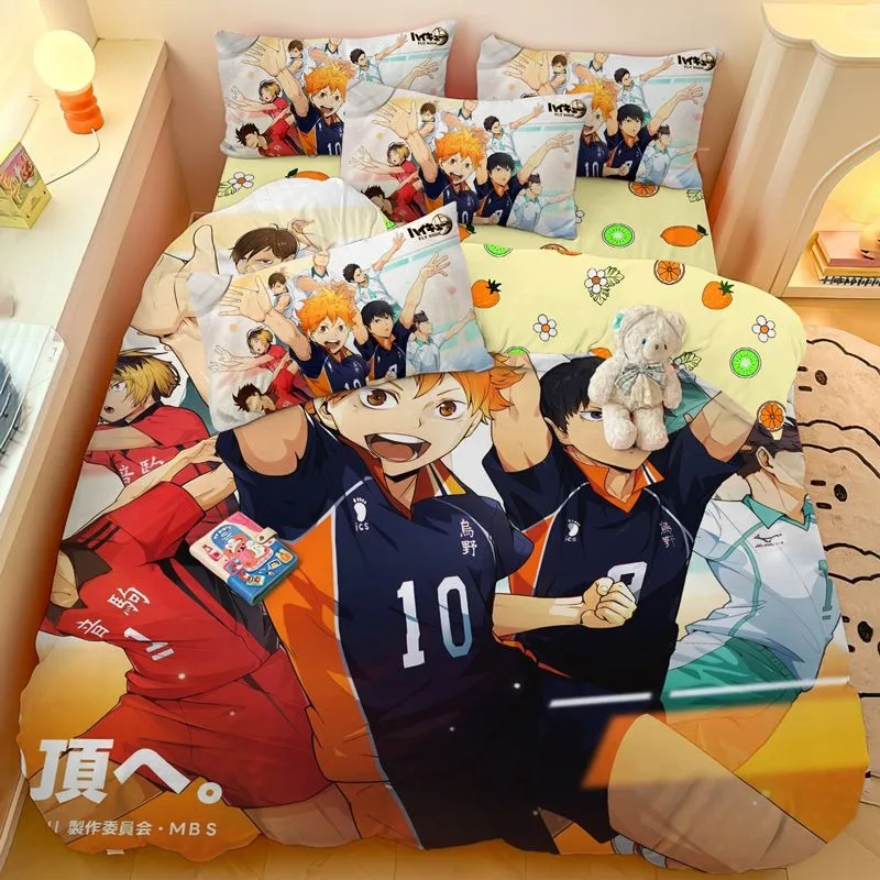 Haikyu!! Cartoon Anime Pure Cotton Four-piece Set, Cotton Quilt Cover, Dormitory Student Sheets, Three-piece Bedding Set
Haikyu!! Cartoon Anime Pure Cotton Four-piece Set, Cotton Quilt Cover, Dormitory Student Sheets, Three-piece Bedding Set