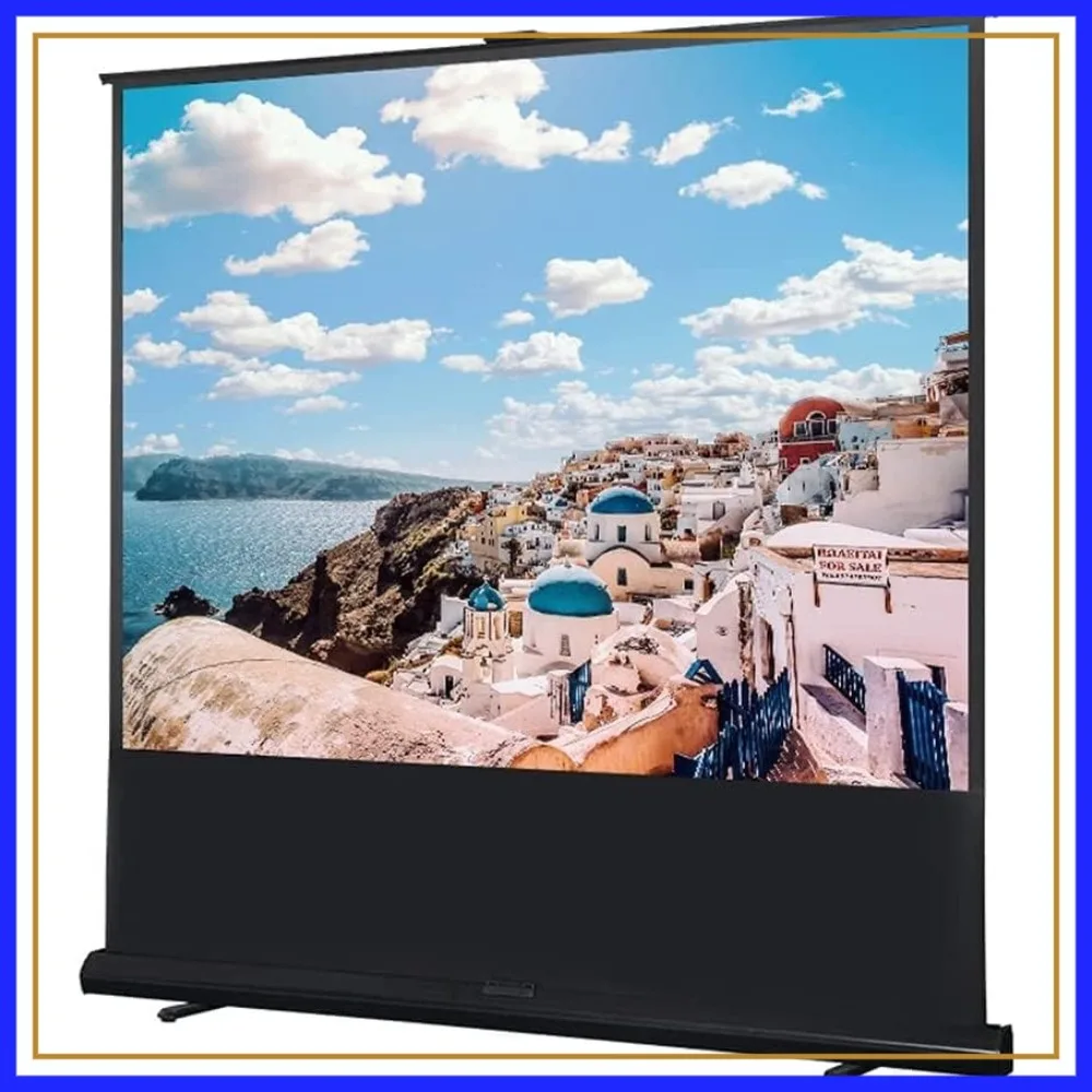 84 Inch Manual Pull Up Projector Screen 4:3 4K HD Portable Floor Standing for Indoor Outdoor Home Hotel School Office
84 Inch Manual Pull Up Projector Screen 4:3 4K HD Portable Floor Standing for Indoor Outdoor Home Hotel School Office