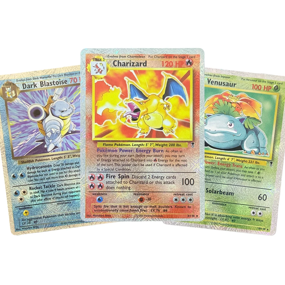 Proxy PTCG 2002 Legendary Collection Poke Charizard Blastoise Venusaur Reverse Holo Foil Card
Proxy PTCG 2002 Legendary Collection Poke Charizard Blastoise Venusaur Reverse Holo Foil Card