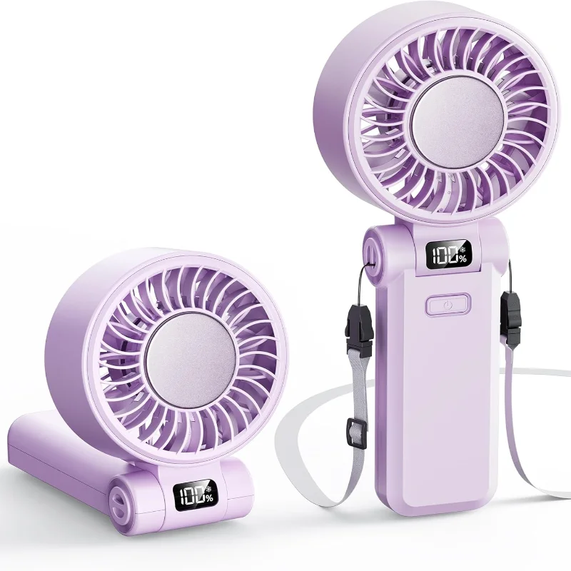 3-IN-1 Mini Portable Handheld Fan, Small Pocket Fan with Max 21 Hours Runtime, 180° Adjustable Fold, 5-Speed Wind & 7700RPM Hig
3-IN-1 Mini Portable Handheld Fan, Small Pocket Fan with Max 21 Hours Runtime, 180° Adjustable Fold, 5-Speed Wind & 7700RPM Hig