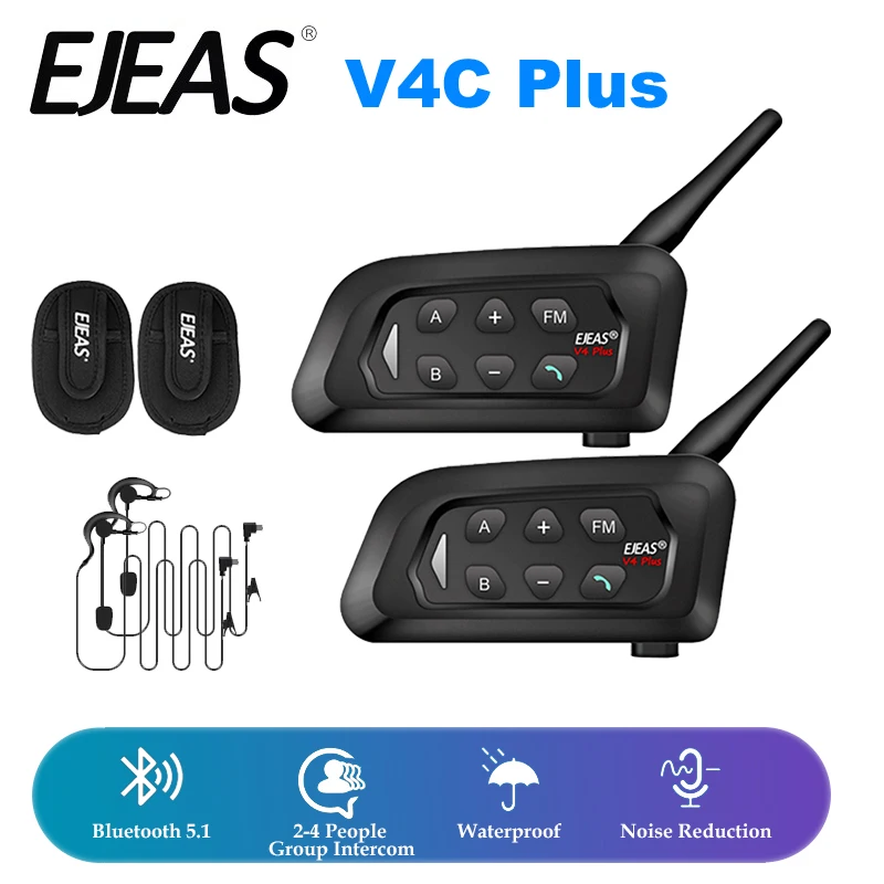 EJEAS V4C Plus футбольный рефери Bluetooth-гарнитура для внутренней связи футбольная конференция домофон 1500 м полнодуплексные наушники водонепроницаемые
EJEAS V4C Plus футбольный рефери Bluetooth-гарнитура для внутренней связи футбольная конференция домофон 1500 м полнодуплексные наушники водонепроницаемые