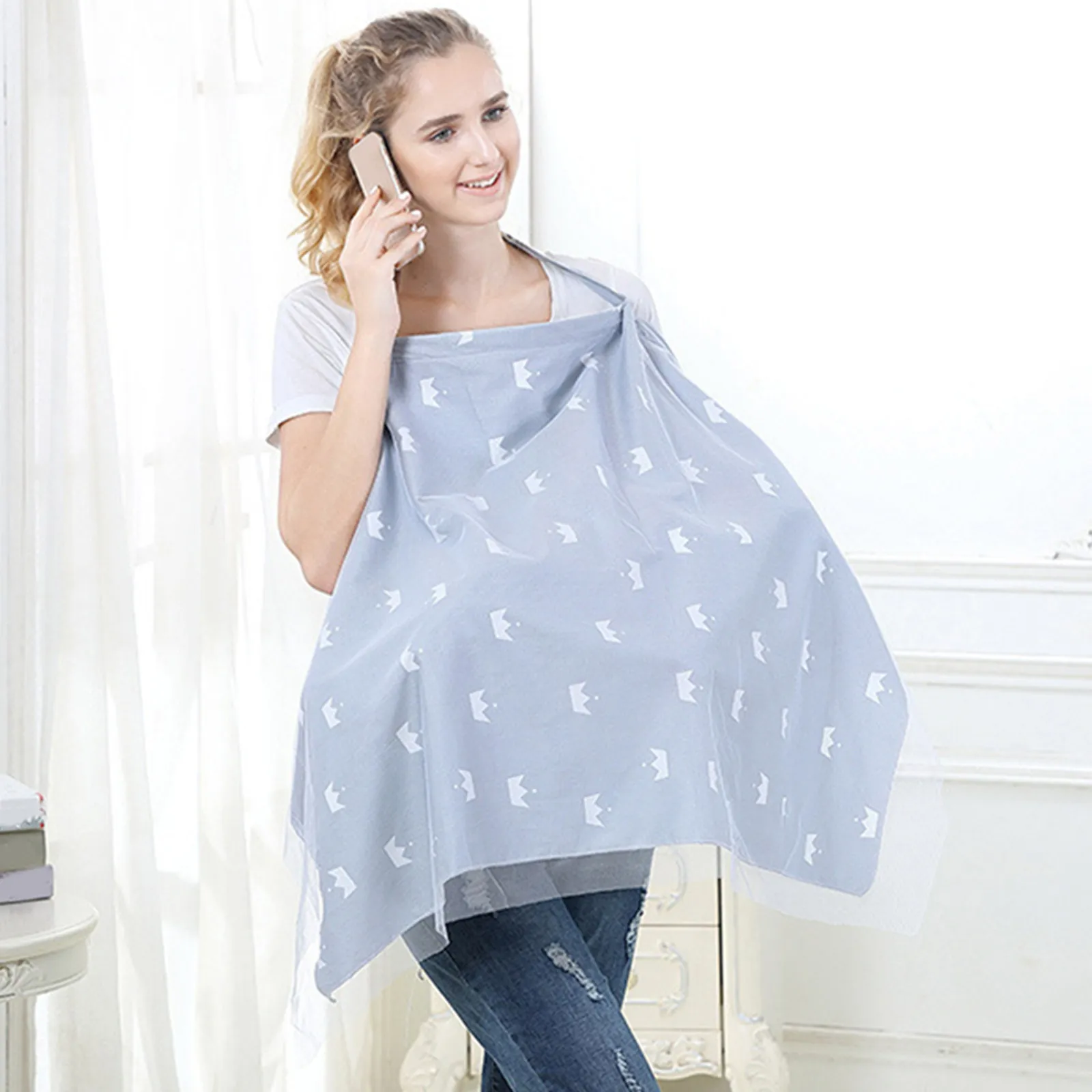 Nursing Cover for Breastfeeding Moms Lightweight Soft Breathable Multi-Functional Outdoor Feeding Cover Baby Nursing
Nursing Cover for Breastfeeding Moms Lightweight Soft Breathable Multi-Functional Outdoor Feeding Cover Baby Nursing