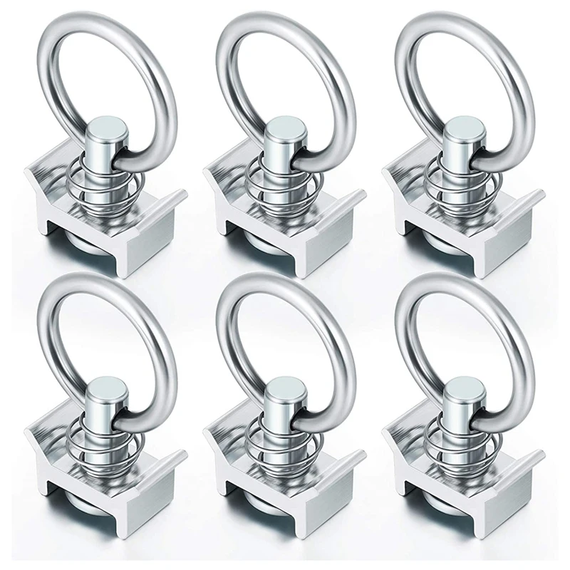 Single Stud Fitting L Track 4,000LB Capacity With Round Ring Keeper Cargo Control For Track Logistic Installation
Single Stud Fitting L Track 4,000LB Capacity With Round Ring Keeper Cargo Control For Track Logistic Installation