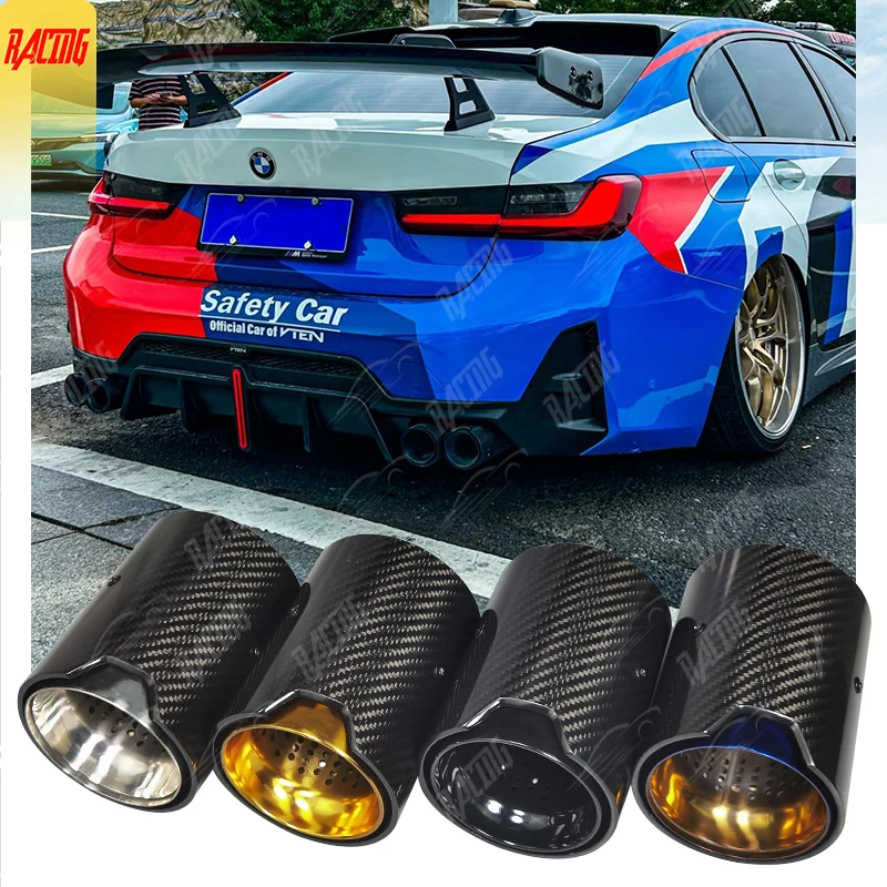 1 piece fit for M2 F87 M3 F80 M4 F82 F83 exhaust modified Suitable cars carbon fiber tail Muffler pipe tips
1 piece fit for M2 F87 M3 F80 M4 F82 F83 exhaust modified Suitable cars carbon fiber tail Muffler pipe tips