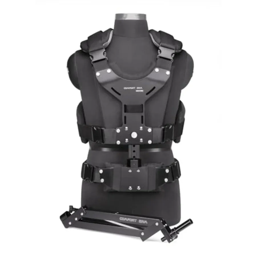 Stabilizing Arm Vest System for DSLR/5000/3000/Nano Handheld Camera Steadycam Aluminum Alloy, Black, Up to 5kg Load, Ergonomic
Stabilizing Arm Vest System for DSLR/5000/3000/Nano Handheld Camera Steadycam Aluminum Alloy, Black, Up to 5kg Load, Ergonomic