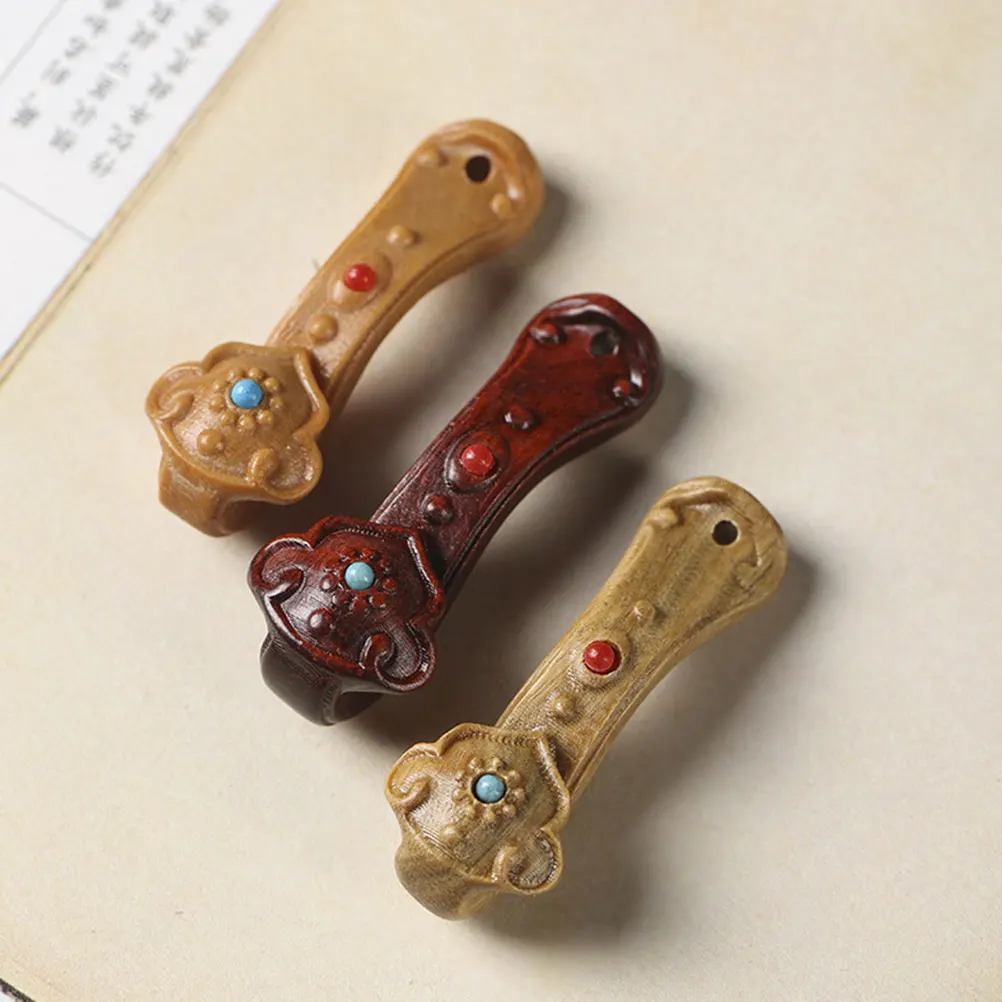 2 Pcs Wooden Ruyi Charms Sandalwood Keychain Pendants Hanging Decor Craft naments Retro Chinese Style
2 Pcs Wooden Ruyi Charms Sandalwood Keychain Pendants Hanging Decor Craft naments Retro Chinese Style