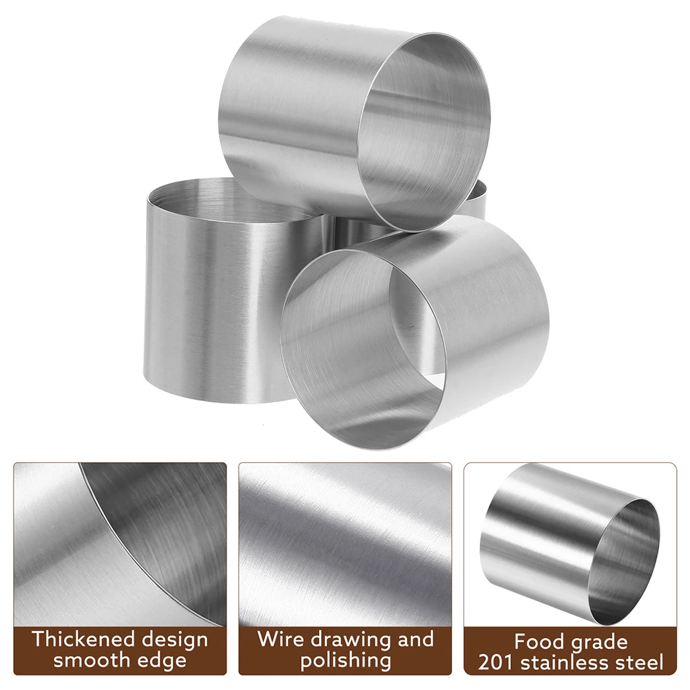 Stainless Steel Cake Mold Baking Tools Mousse Ring Round Cheesecake Cookie Biscuit Bakeware Home Kitchen Parent-Child Activity
Stainless Steel Cake Mold Baking Tools Mousse Ring Round Cheesecake Cookie Biscuit Bakeware Home Kitchen Parent-Child Activity