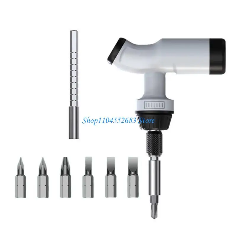 Y6GD Ratchet Screwdriver with 6pcs Bit 1Connection Rod with Rubber Coated Handle 
Y6GD Ratchet Screwdriver with 6pcs Bit 1Connection Rod with Rubber Coated Handle