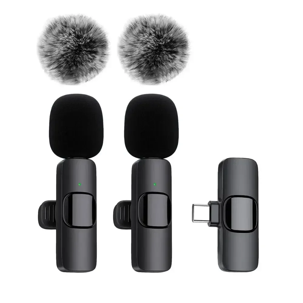 Universal Wireless Lavalier Microphone for Cell Phone Noise Reduction Audio Video Live Interview Recording For iPhone Type C Mic
Universal Wireless Lavalier Microphone for Cell Phone Noise Reduction Audio Video Live Interview Recording For iPhone Type C Mic