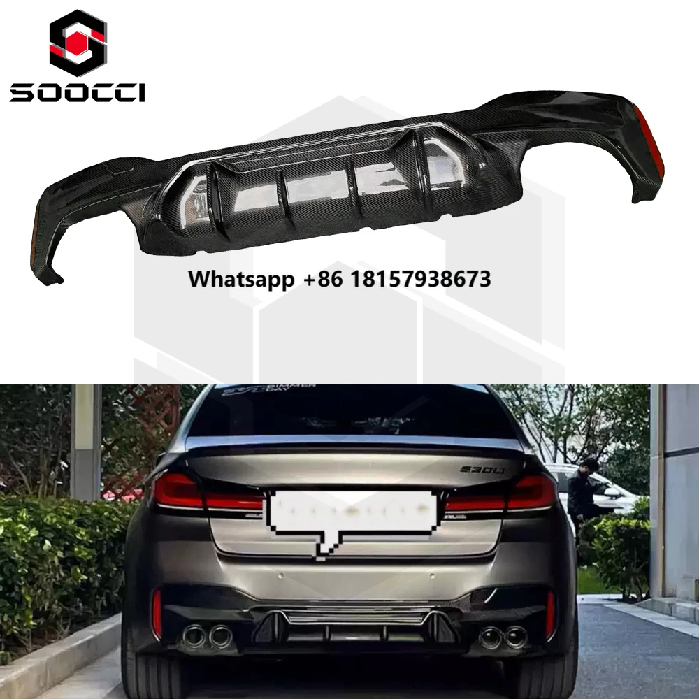Carbon Fiber CS Style Rear Diffuser for G30 G38 5 Series M Sport 2018-2023 Car Rear Bumper Lip Diffuser Splitter Spoiler
Carbon Fiber CS Style Rear Diffuser for G30 G38 5 Series M Sport 2018-2023 Car Rear Bumper Lip Diffuser Splitter Spoiler