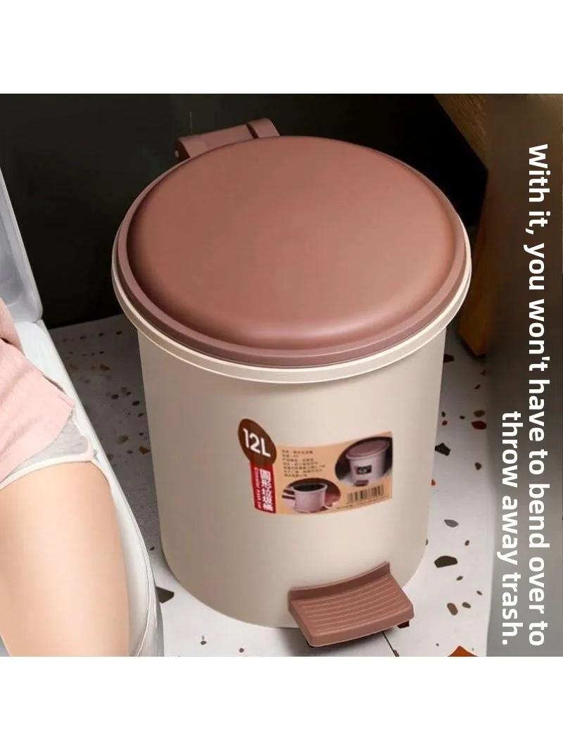 Large Capacity Pedal Operated Trash Can for Kitchen Living Room with Lid Home Use Bathroom Toilet Bedroom Paper Basket
Large Capacity Pedal Operated Trash Can for Kitchen Living Room with Lid Home Use Bathroom Toilet Bedroom Paper Basket