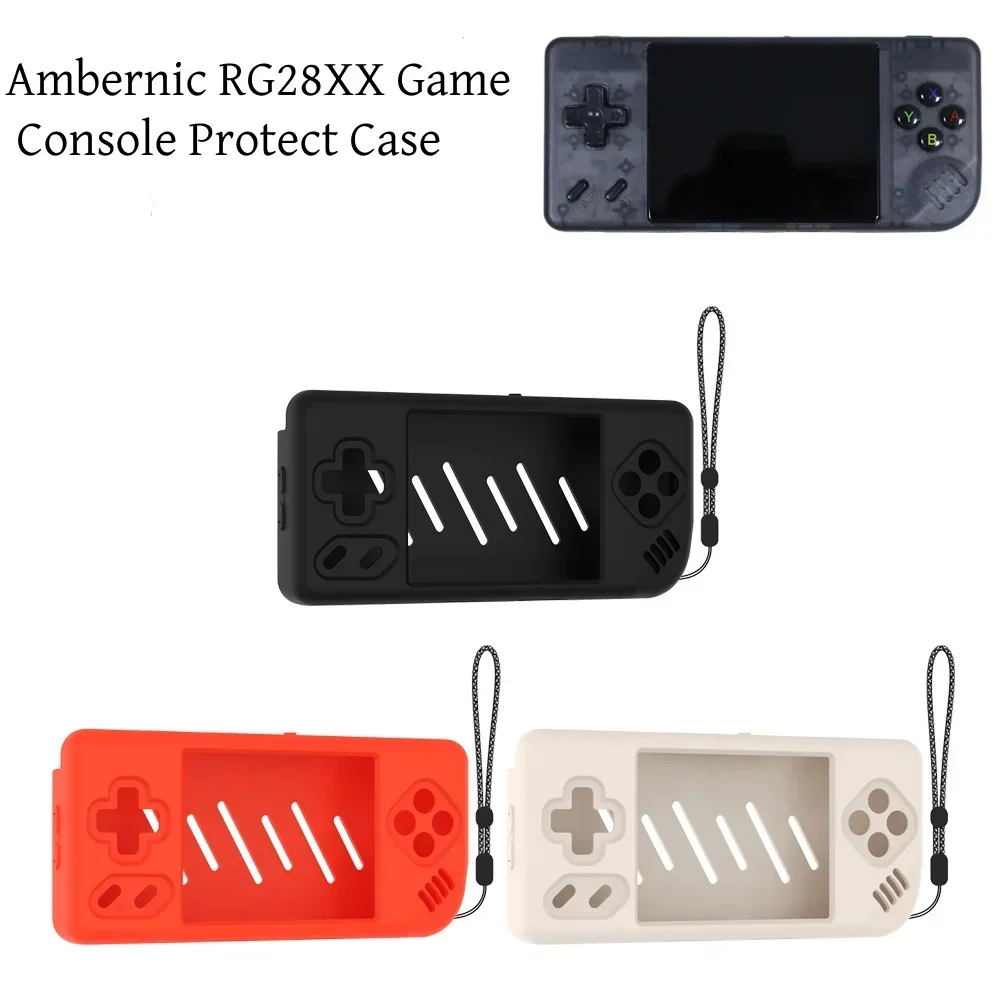 Suitable for ANBERNIC RG28XX Handheld gaming console Silicone Protective Cover ShockProof Case 360° All-round Protection 
Suitable for ANBERNIC RG28XX Handheld gaming console Silicone Protective Cover ShockProof Case 360° All-round Protection