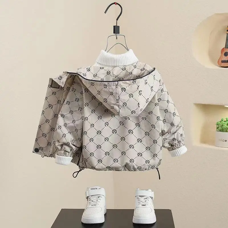 Boys Outerwear Spring And Autumn Clothing Childrens Autumn Charge Coat 2023 New Handsome Baby Fashion AOP Graphic Hooded Jacket
Boys Outerwear Spring And Autumn Clothing Childrens Autumn Charge Coat 2023 New Handsome Baby Fashion AOP Graphic Hooded Jacket